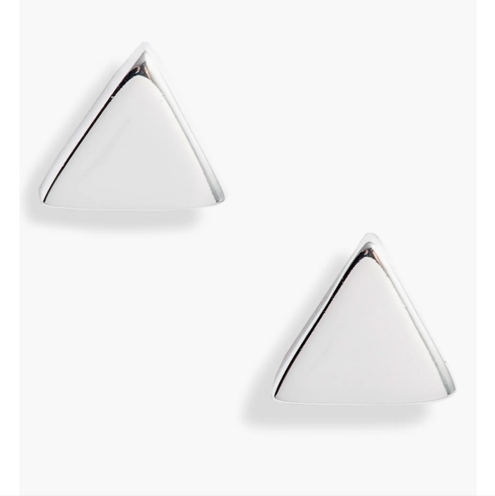 Argentino Vivo Sterling Silver Triangle Earrings